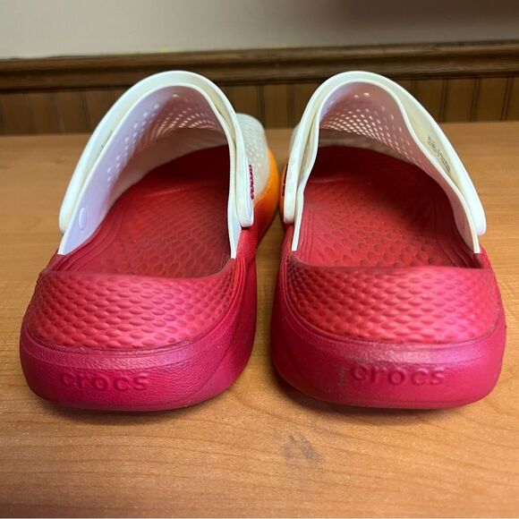 LiteRide™ Graphic Clog Men’s Sz 11
Item #CR-205070-127-WHITE-ORANGE - Picture 12 of 15